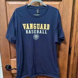 Vanguard Baseball Navy Graphic Tee